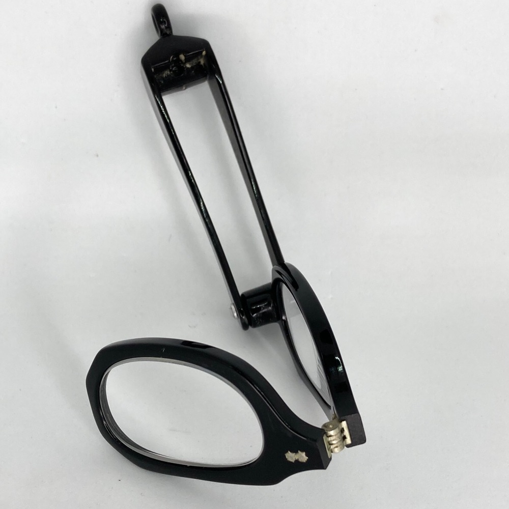 Pre Loved Mini Foldable Pocketsized Emergency Eyeglasses Frame Black